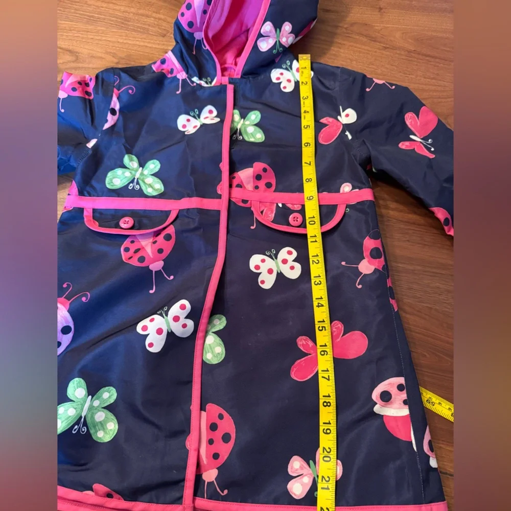 Gymboree Garden Friends Girls Size Small Butterfly & Lady Bugs Jacket/Coat